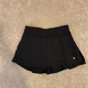 Black Lululemon Tennis Skirt